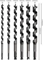 Slangenboorset 6-delig Gezamenlijke lengte 235 mm Bosch Accessories 2607019322 Zeskant schacht 1 set(s) - thumbnail