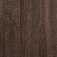 Boekenkast 40x24x143 cm bewerkt hout bruin eikenkleurig - thumbnail