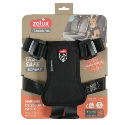 ZOLUX Travel Safe S black - harnas voor honden