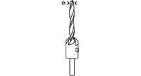 Bosch Accessoires Houtspiraalboor met verzinkboor 3,0 mm 1st - 2608595345 - thumbnail