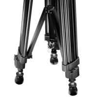 Walimex VT-2210 Tripod 1/4 inch Werkhoogte: 78 - 188 cm Zwart Incl. tas - thumbnail
