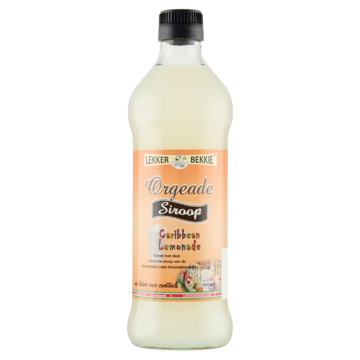 Lekker Bekkie Orgeade Siroop Caribbean Lemonade 500 ml bij Jumbo
