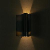 V-TAC VT-1189-B LED Moderne Wandlamp - Omhoog/Omlaag - IP65 Waterdicht - Zwarte Behuizing - 12W - thumbnail