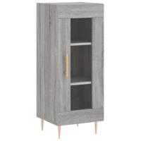 Dressoir 34,5x34x90 cm bewerkt hout grijs sonoma eikenkleurig - thumbnail