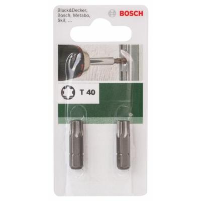 Bosch Accessoires Schroefbit standaard binnen-Torx® T40 | 25 mm | 1/4" | Zeskant - 2609255938