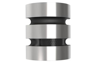 Buitenlamp zilver met sensor &apos;Maya&apos; stainless steel led 3000k 17 cm