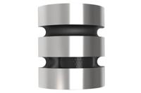 Buitenlamp zilver met sensor &apos;Maya&apos; stainless steel led 3000k 17 cm - thumbnail