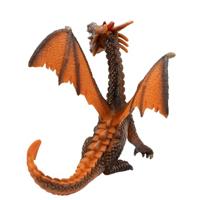 Bullyland Draak zittend oranje (75595) - thumbnail