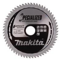 Makita Accessoires Afkort- en cirkelzaagblad Aluminium | Efficut 190x30(20)mm 60T 0g - E-16863 E-16863 - thumbnail