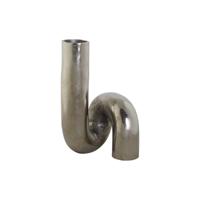 Vaas DKD Home Decor Zilverkleurig Aluminium 15 x 15 x 26 cm - thumbnail