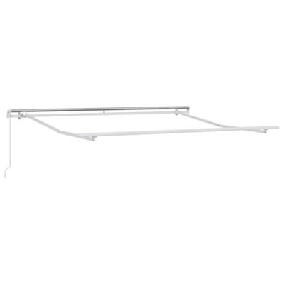 VidaXL Luifel handmatig uittrekbaar 300x250 cm antraciet en wit VidaXL Luifel handmatig uittrekbaar 300x250 cm antraciet en wit