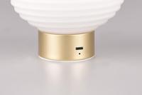 Trio Oplaadbare tafellampEarl goud met wit glas - R57771101 - thumbnail