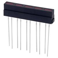 Kingbright L-133CB/5IDT LED-bargraph 5-voudig Rood (l x b x h) 35 x 6.1 x 8.6 mm - thumbnail