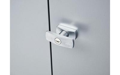 Biohort Romeo L terraskast donkergrijs metallic 132x87x140 cm- - Metaal- Biohort Biohort Romeo L terraskast donkergrijs metallic 132x87x140 cm- - Metaal- Biohort