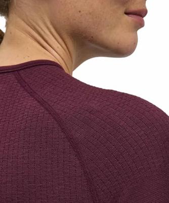 Falke LS Wool-Tech Shirt Dames Barolo XL