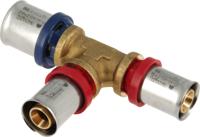 Bonfix Perskoppeling - 3x Alu-pers - T-koppeling - verlopend - 20 x 16 x 16mm - thumbnail