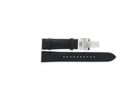 Horlogeband Seiko SRPA13J1 / 4R35-01A0 / L0FR011J0 Leder Zwart 20mm - thumbnail