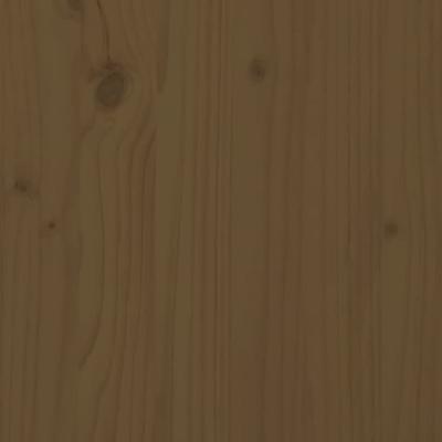 Bedframe LED massief hout honingbruin 140x190 cm - thumbnail