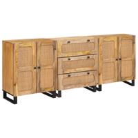 Dressoir Bruin Massief Mango Hout - thumbnail