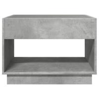 Salontafel met Infinity LED 90x50x50 cm betongrijs - thumbnail