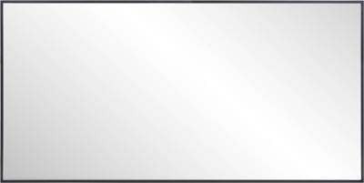 Ben Oblon spiegel met LED verlichting en anti-condens 160x80 cm Mat Zwart