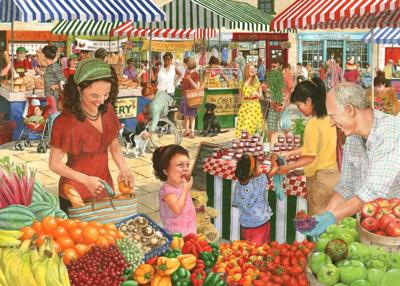 Farmers Market Puzzel 1000 Stukjes Farmers Market Puzzel 1000 Stukjes