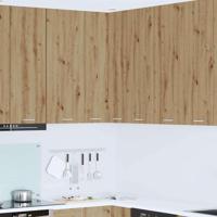 Hangkast Riga Sonoma Eik en Wit 57 x 57 x 100 cm Bewerkt hout - thumbnail