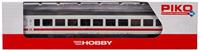 Piko H0 57605 H0 intercityrijtuig 2e klas ICE-uitvoering DB AG 2e klas met ICE-kleurstelling - thumbnail