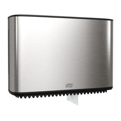 Toiletpapierdispenser Tork T2 Image Line jumbo klein zilver 460006