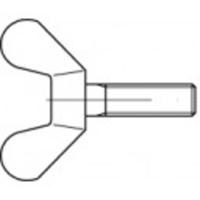 TOOLCRAFT TO-5447529 Vleugelschroef M10 20 mm DIN 316 Messing 25 stuk(s) - thumbnail