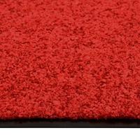 Deurmat wasbaar 60x180 cm rood - thumbnail