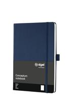 Sigel CO685 Notitieboek Conceptum Hardcover DIN A5 Blanco Donkerblauw Aantal paginas: 97 - thumbnail
