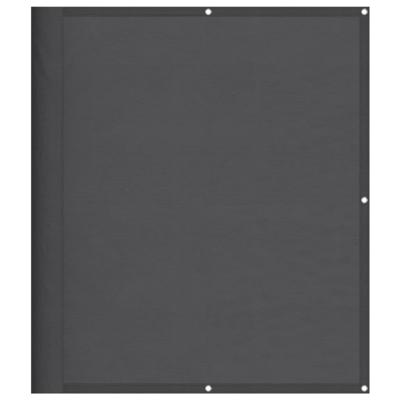 VidaXL Balkonscherm 120x800 cm 100% oxford polyester antracietkleurig