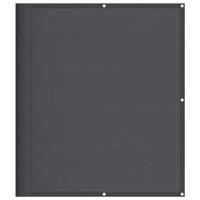 VidaXL Balkonscherm 120x800 cm 100% oxford polyester antracietkleurig - thumbnail