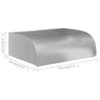 VidaXL Waterval 45x34x14 cm roestvrij staal 304 - thumbnail