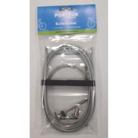 Porteur Buitenkabel rem zilver - thumbnail