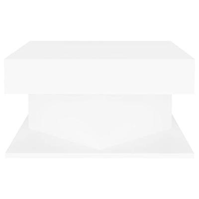 Salontafel 57x57x30 cm spaanplaat wit