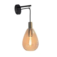 Freelight Wandlamp Dorato H 60 cm zwart goud - thumbnail