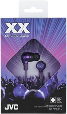 JVC HA-FR100X-VE in-ear hoofdtelefoon paars