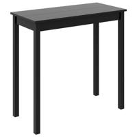 Bartafel 115x55x107 cm MDF zwart - thumbnail