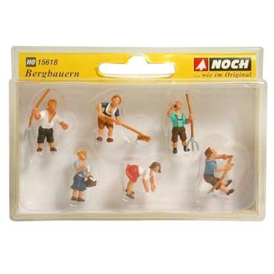 NOCH 15618 H0 Bergboeren figuren Geverfd, Staand