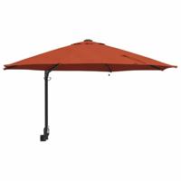 VidaXL Tuinparasol terracotta 248 x 248 x 148 cm polyester en staal - thumbnail