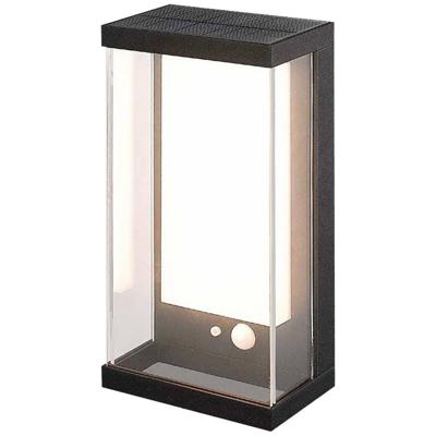 V-TAC VT-1193-B Solar Verlichting Wandlampen 1W 95lm 3000K IP54 Zwart VT-1193-B