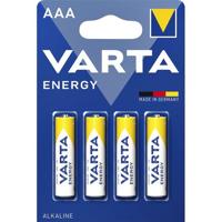 Batterij Varta Energy 4x AAA | 10 stuks - thumbnail