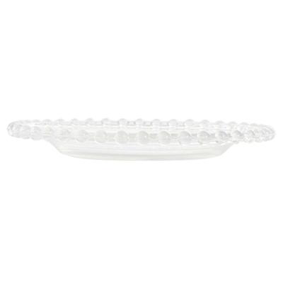 Dinerbord Home ESPRIT Transparant Kristal 15,6 x 15,6 x 1,7 cm