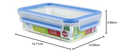 Emsa Clip & Close vershoudbakje, 0,8 L doos