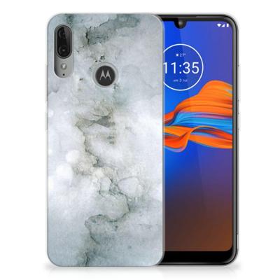 Smartphone hoesje Motorola Moto E6 Plus Painting Grey Smartphone hoesje Motorola Moto E6 Plus Painting Grey