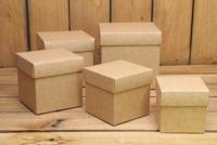 Bonbon doosjes - Chocolade doosje - Kraft - 24 stuks - thumbnail