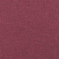 VidaXL Rugkussen wijnrood 140 x 24 x 50 cm stof - thumbnail