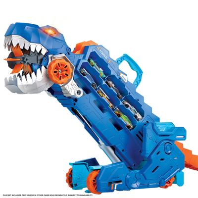 Hot Wheels city ultimate t-rex transporter speelset